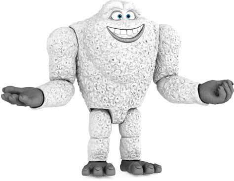 Buy Disney Pixar Monsters, Inc. Abominable Snowman Action Figure 8-in Tall, Posable with ...