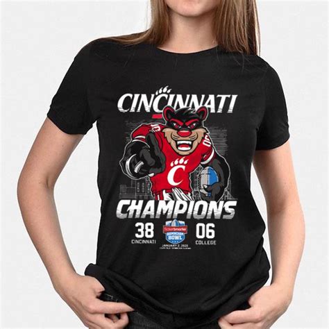 Cincinnati Bearcats Ticketsmarter Birmingham Bowl Champions shirt, hoodie, sweater, longsleeve t ...