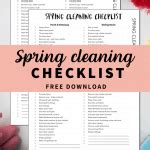 Printable Spring Cleaning Checklist - Hey Donna