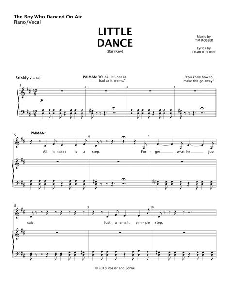 Little Dance | newmusicaltheatre.com | Sheet Music – NewMusicalTheatre