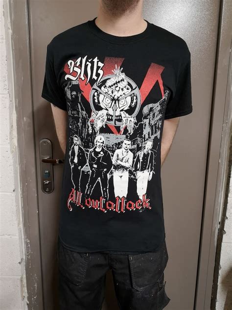 Blitz All Out Attack / Razors Punk Oi Shirt - Etsy Australia