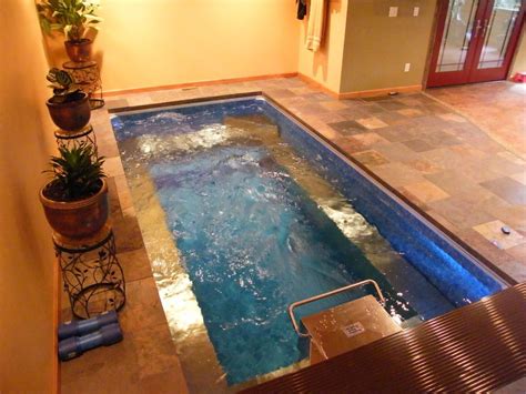 Install a Lap Pool or Swim Spa Indoors, even Basements | Small indoor pool, Indoor swimming pool ...