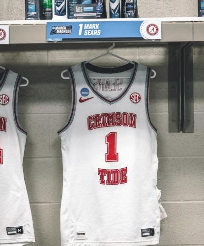 Alabama Crimson Tide Jersey History - Basketball Jersey Archive