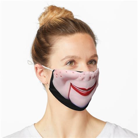 "Funny ventriloquist face mask" Mask for Sale by SweatShopDesign ...