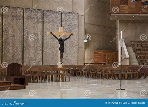 Cathedral of Our Lady of the Angels Editorial Stock Image - Image of beautiful, inside: 114700654