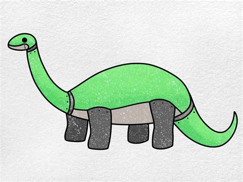 How to Draw a Robot Dinosaur - HelloArtsy