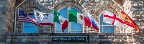 The Seven Flags of City Hall - City of Sonoma