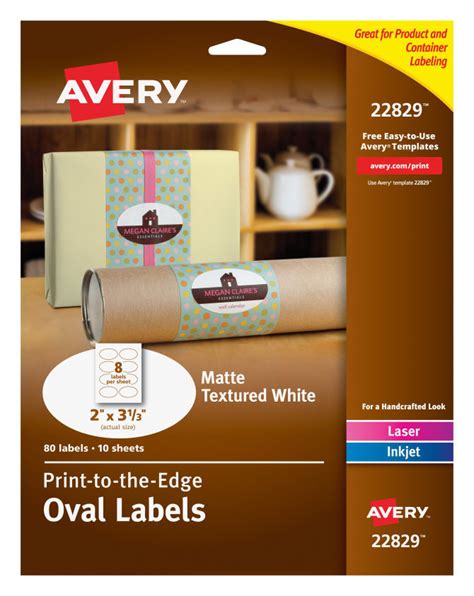 Avery Oval Labels 22829 Template | TUTORE.ORG - Master of Documents