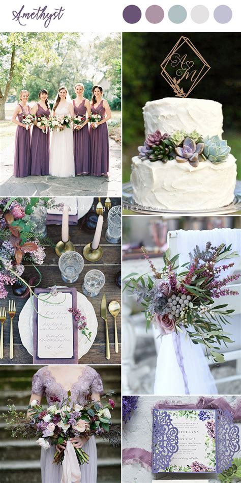 10 Pretty Shades of Purple Wedding Color Combos - Elegantweddinginvites.com Blog