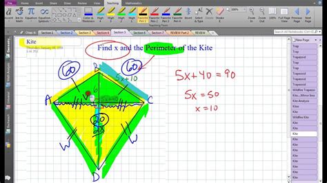 Perimeter Formula For A Kite