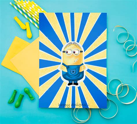 Minion greeting card by Happy Designs on Dribbble