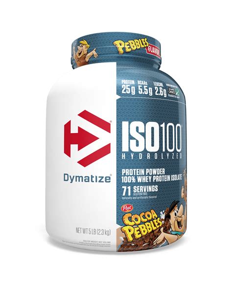 Dymatize ISO100 Whey Protein Powder Isolate, Cocoa Pebbles, 25g Protein ...