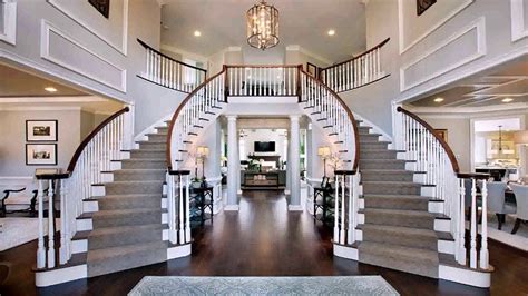 Two Staircase House Plans | Staircase design, House, Curved stair