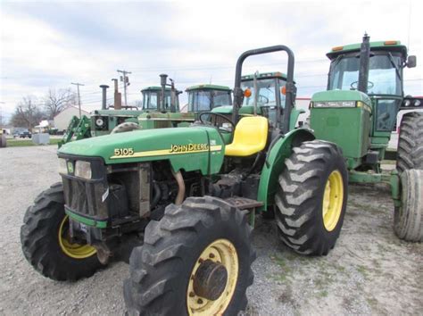 John Deere 5105 salvage tractor at Bootheel Tractor Parts