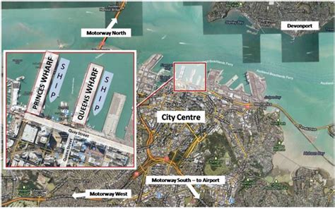 Auckland Cruise Ship Terminal Map - Draw A Topographic Map