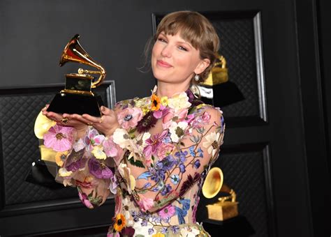 2021 Grammys: Taylor Swift becomes first woman to win Album of the Year ...