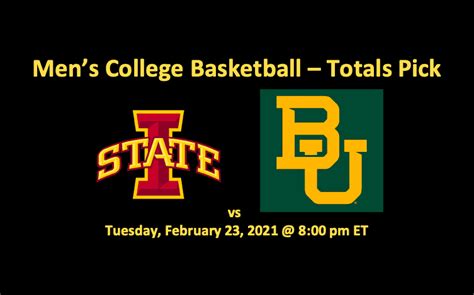 Iowa State vs Baylor Totals Pick 2021: Top NCAAM Odds