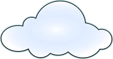 10 Cloud Outline Vector Images - Free Cloud Icons, Realistic Cloud Outline and Black Cloud Movie ...