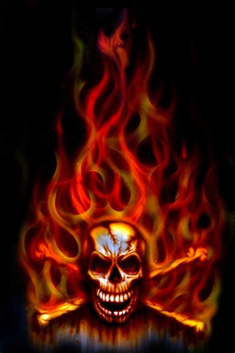Fire Skull Wallpapers ·① WallpaperTag