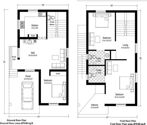 House Modern 20 X 30 Plans Ripping 20x30 | 20x40 house plans, Duplex house plans, 20 50 house plan