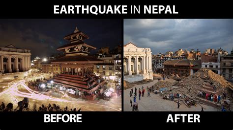 Before and after pictures of the Nepal earthquake | Watch the video ...