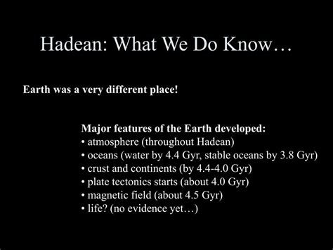 PPT - The Hadean & Archean PowerPoint Presentation, free download - ID ...