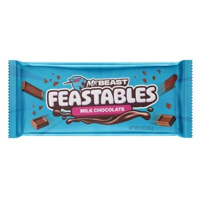 Feastables Mrbeast Candy Bar Milk Chocolate 60g : Target