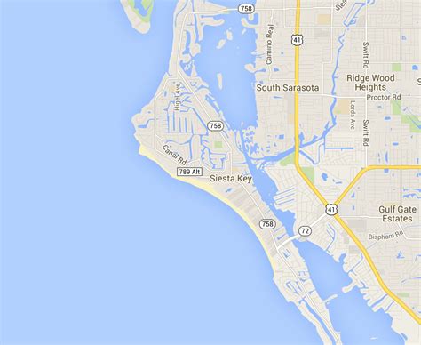 Map of Siesta Key - Hotels and Attractions on a Siesta Key map ...