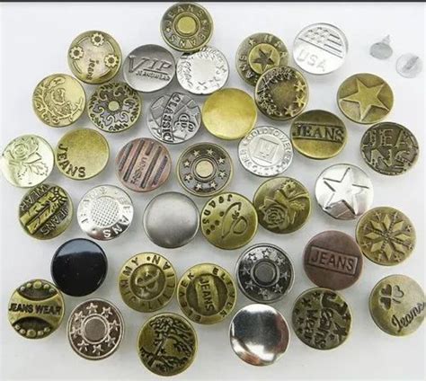 Jeans Button And Labels - Metal Jeans Button Manufacturer from New Delhi