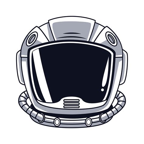 astronaut helmet drawn 2498620 Vector Art at Vecteezy