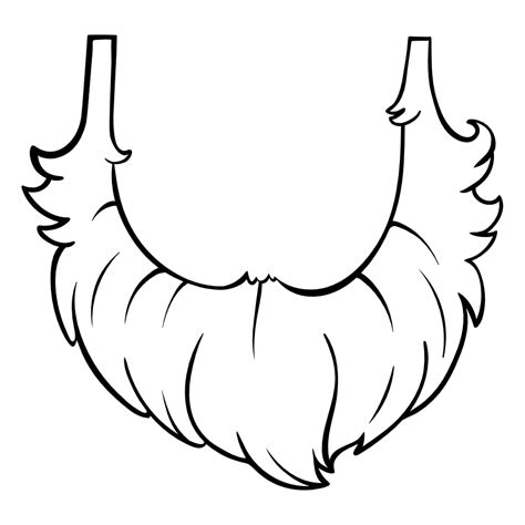 Santa Claus Beard, Christmas Free Svg File - SVG Heart