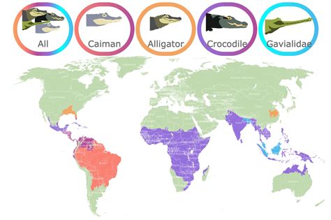 American Alligator Habitat Map