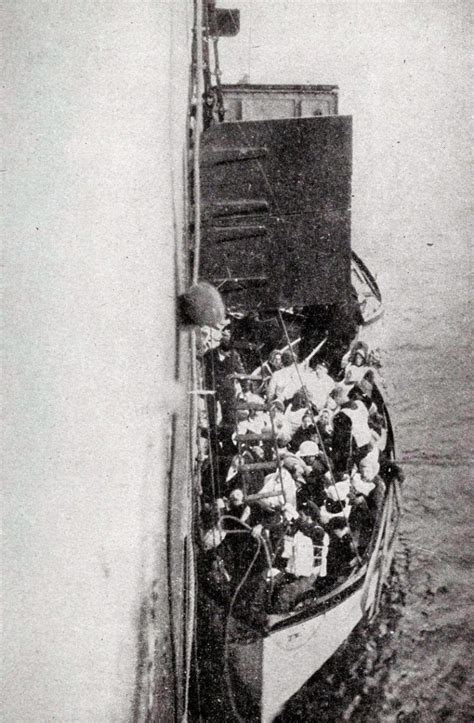 See how the Titanic survivors in lifeboats were rescued by the ship Carpathia (1912) - Click ...