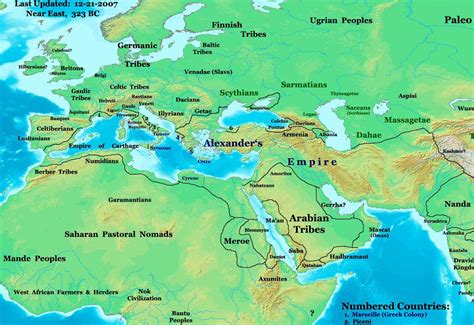 Mediterranean Empires 323 BC