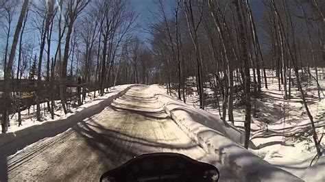 Snowmobiling in the Northeast Kingdom of Vermont - YouTube