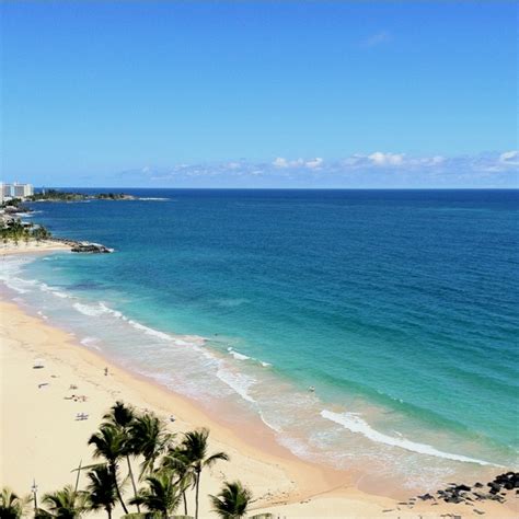 Condado Beach, P.R.... such a beautiful beach and it was RIGHT outside ...