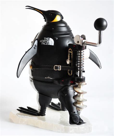 Whimsical Steampunk Animal Sculptures Created from Trash - Design Swan