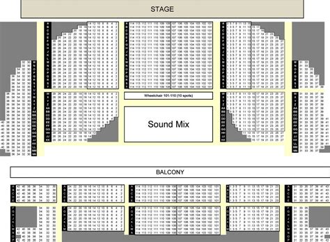 genesee theater seating chart