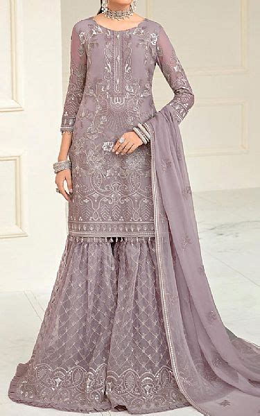 Flossie Mountbatten Pink Chiffon Suit | Pakistani Embroidered Chiffon Dresses