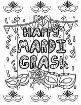 Free Happy Mardi Gras coloring Page  Download Print Or Color Online sketch template