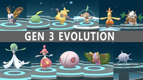 Best of Gen 3 Evolution in Pokemon Go! How to Complete Pokedex in Generation 3 - YouTube