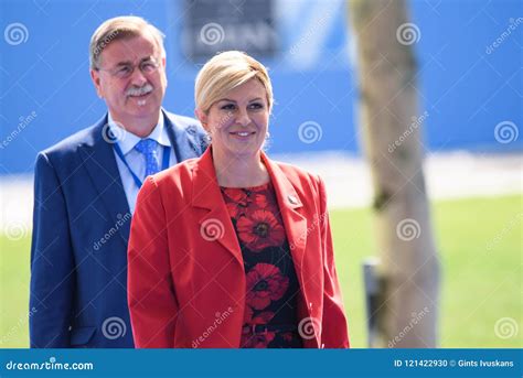 Kolinda Grabar Kitarovic, President of Croatia Editorial Image - Image ...