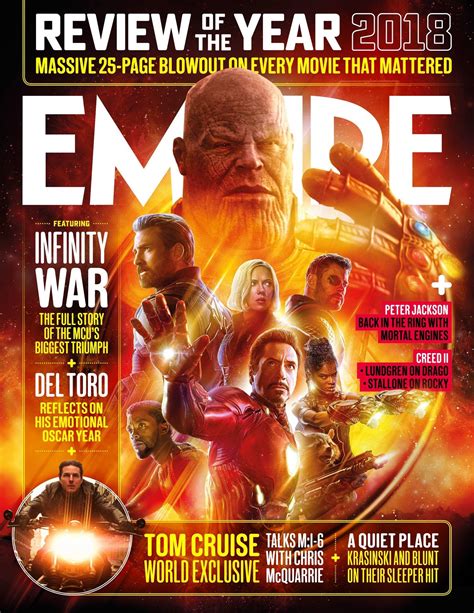 Newsstand cover for Empire Magazine's December issue, Review of the Year edition : r/marvelstudios