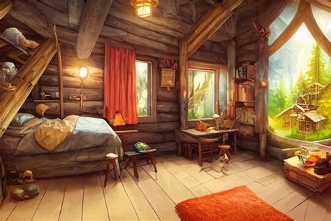 Fantasy Tree House Interior