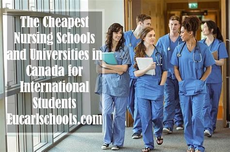 The Cheapest Nursing Schools and Universities in Canada for International Students 2025