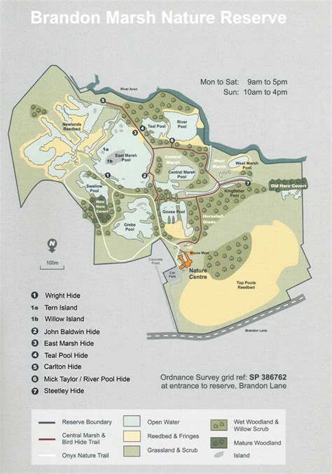 Jacqui Bricknell Environmental Interpretation: Brandon Marsh SSSI Map