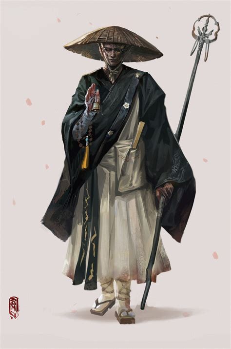 ArtStation - . Yi's submission on Feudal Japan: The Shogunate - Character Design | Japanese ...