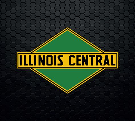 Illinois Central Railroad Logo Decal Emblem Crest Insignia - Etsy