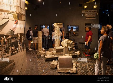 Warsaw Rising Museum (Warsaw Uprising Museum, Muzeum Powstania Warszawskiego) interior in Warsaw ...