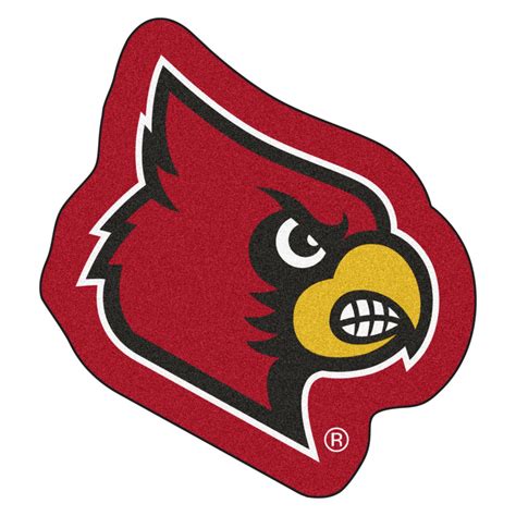 FanMats® 8323 - University of Louisville 36" x 48" Mascot Floor Mat with "Cardinal" Logo ...